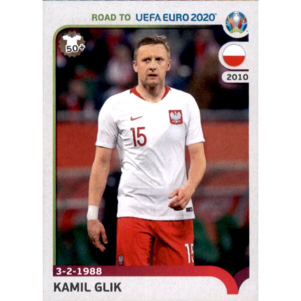 Road to EM 2020 - Sticker 213 - Kamil Glik - Polen