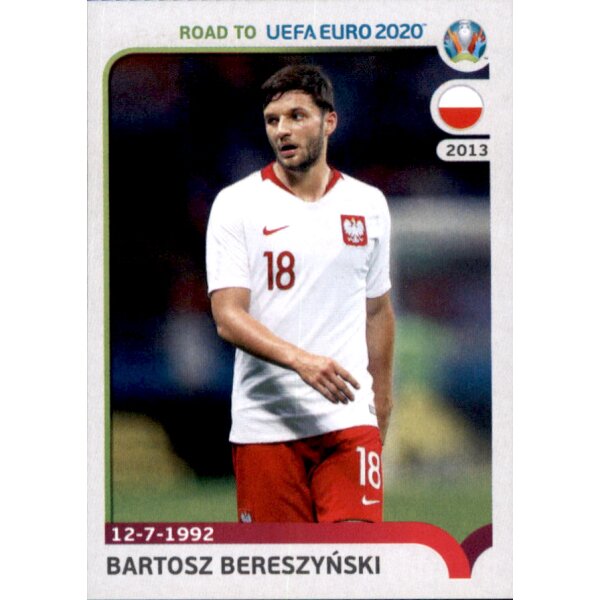 Road to EM 2020 - Sticker 215 - Bartosz Bereszynski - Polen