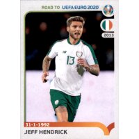 Road to EM 2020 - Sticker 252 - Jeff Hendrick - Irland