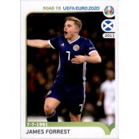 Road to EM 2020 - Sticker 302 - James Forrest - Schottland