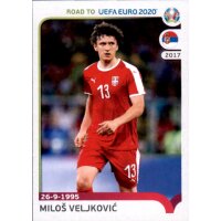 Road to EM 2020 - Sticker 310 - Milos Veljkovic - Serbien