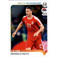 Road to EM 2020 - Sticker 312 - Nemanja Matic - Serbien