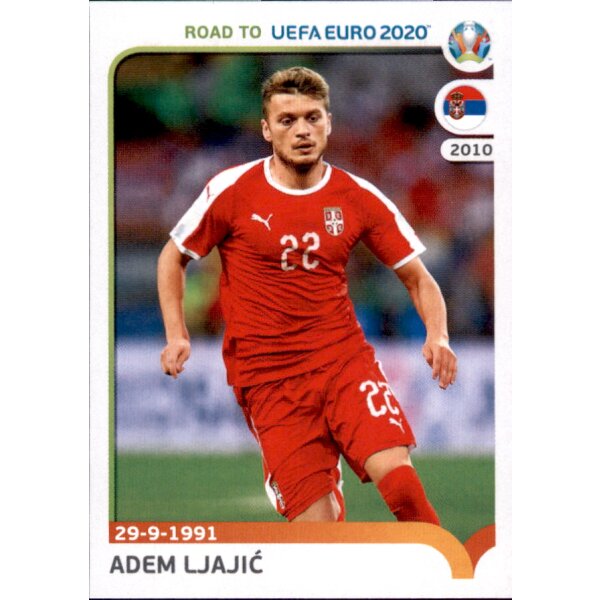 Road to EM 2020 - Sticker 313 - Adem Ljajic - Serbien