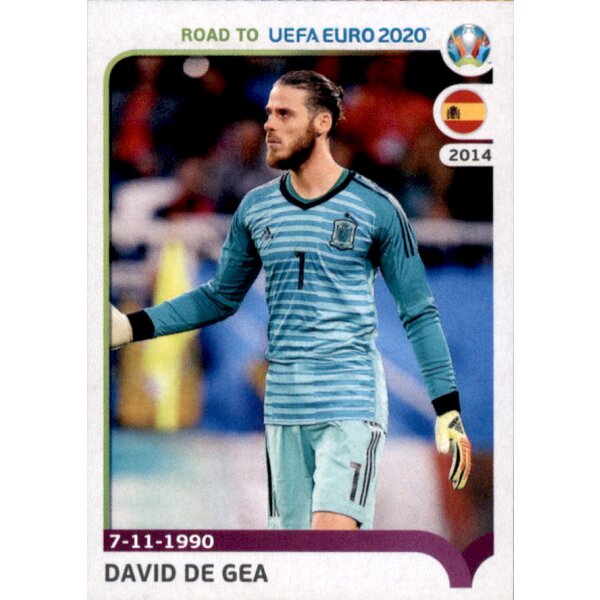 Road to EM 2020 - Sticker 355 - David De Gea - Spanien