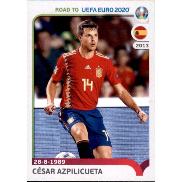 Road to EM 2020 - Sticker 357 - Cesar Azpilicueta - Spanien