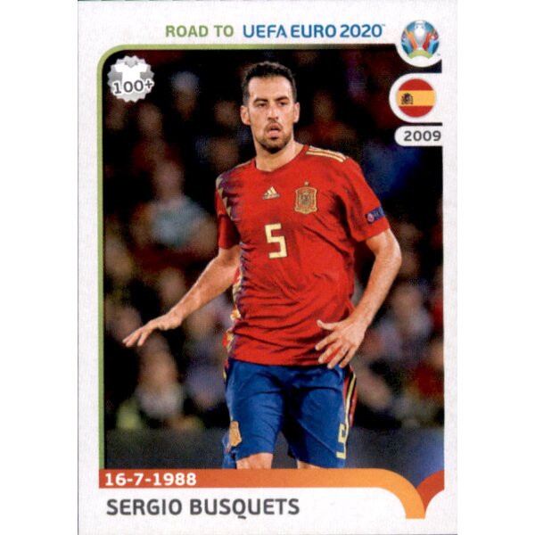 Road to EM 2020 - Sticker 360 - Sergio Busquets - Spanien