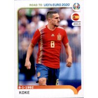 Road to EM 2020 - Sticker 362 - Koke - Spanien