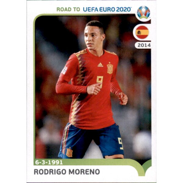 Road to EM 2020 - Sticker 369 - Rodrigo Moreno - Spanien