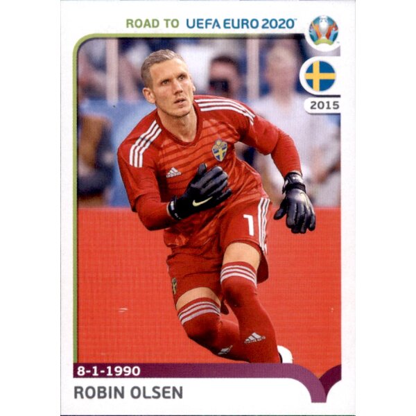 Road to EM 2020 - Sticker 371 - Robin Olsen - Schweden