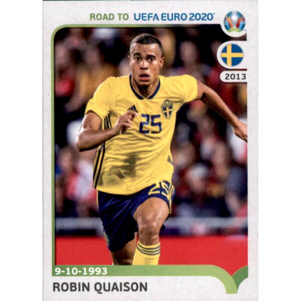 Road to EM 2020 - Sticker 385 - Robin Quaison - Schweden