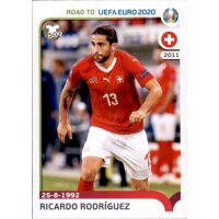 Road to EM 2020 - Sticker 389 - Ricardo Rodriguez - Schweiz