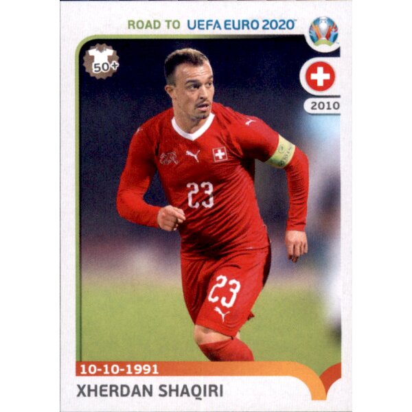 Road to EM 2020 - Sticker 395 - Xherdan Shaqiri - Schweiz