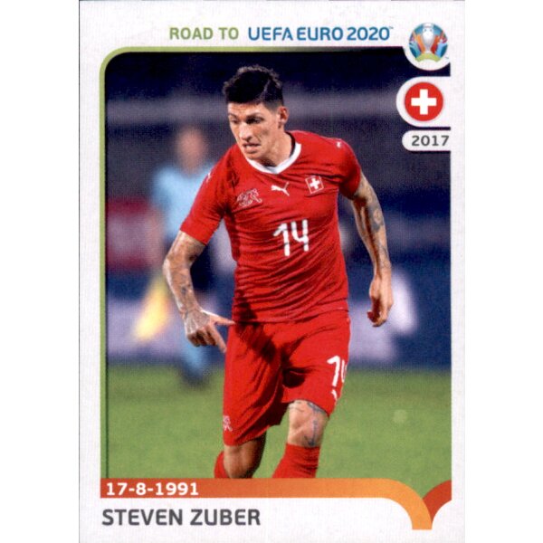 Road to EM 2020 - Sticker 396 - Steven Zuber - Schweiz