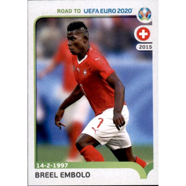 Road to EM 2020 - Sticker 401 - Breel Embolo - Schweiz
