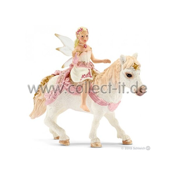 Schleich - Lilienzarte Elfe, auf Pony reitend (70501)