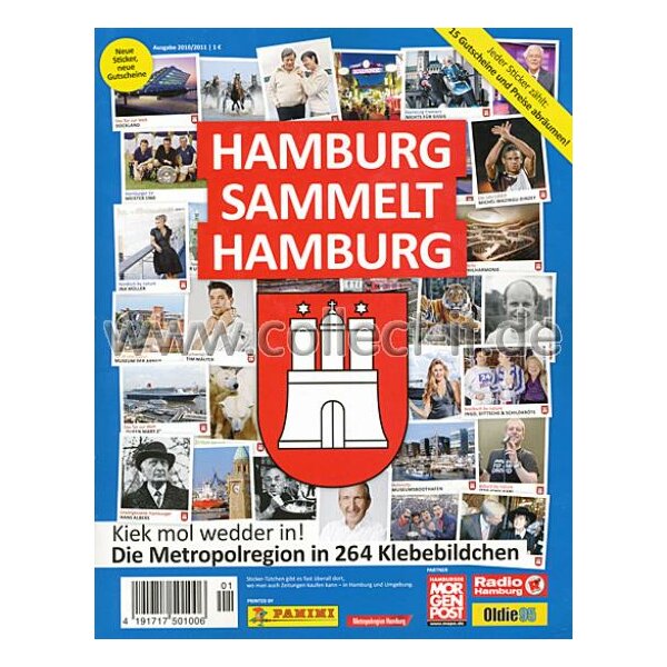 Hamburg sammelt Hamburg - Sammel-Sticker - Stickeralbum