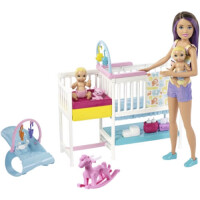 Mattel GFL38 Barbie Skipper Babysitters Inc. Nursery Playset