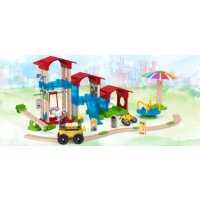 Mattel GGV82 Fisher-Price Wunder Werker Schule mit Spielplatz