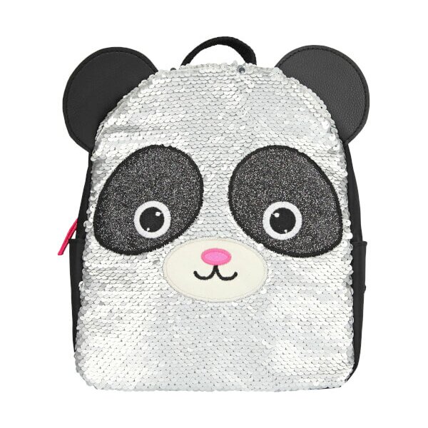 Depesche 10794 - SNUKIS Rucksack Panda Pailletten