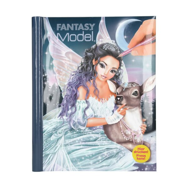 Depesche 10727 - Fantasy Model Malbuch mit LED und Sound ICEPRINCESS