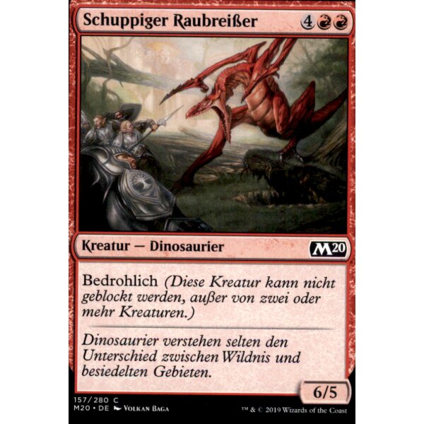 157/280 - Schuppiger Raubreißer - Hauptset 2020 - Deustch
