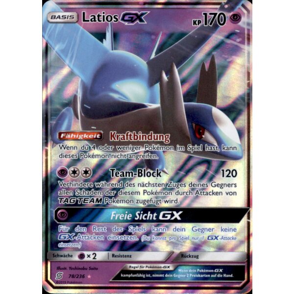 78/236 - Latios GX  - Bund der Gleichgesinnten