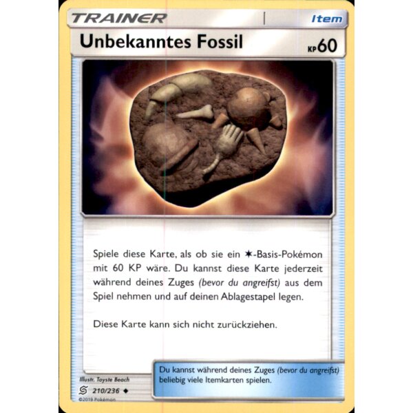210/236 - Unbekanntes Fossil  - Bund der Gleichgesinnten
