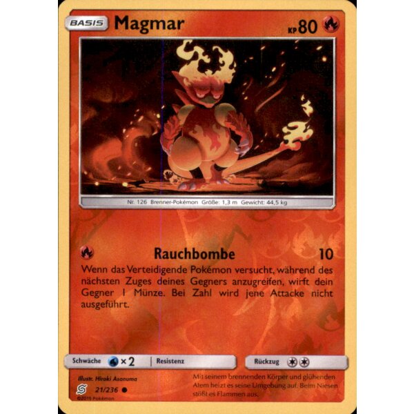 21/236 - Magmar - Bund der Gleichgesinnten - Reverse Holo