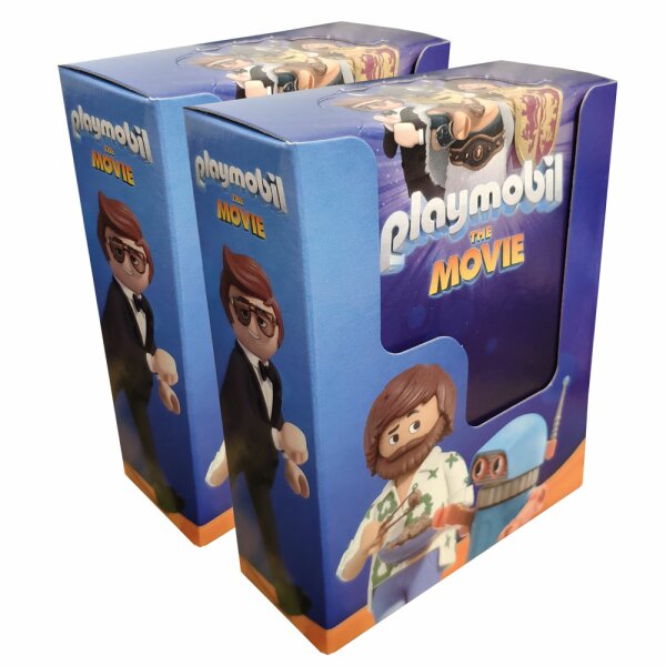 Playmobil - Der Film 2019 - Sammelsticker - 2 Displays (72 Tüten)