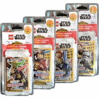 LEGO Star Wars - Serie 2 Trading Cards - Alle 4...