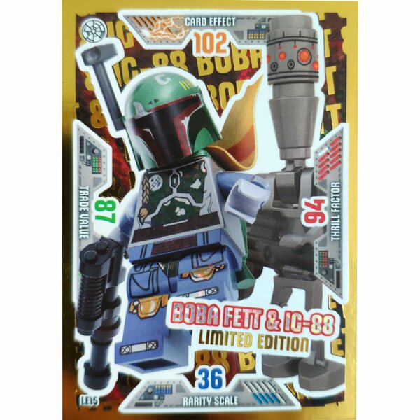 LE15  - Boba Fett & IG-88 - Limitierte Auflage - LEGO Star Wars Serie 2