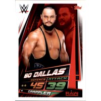 Karte 5 - Bo Dallas - RAW - WWE Slam Attax Universe
