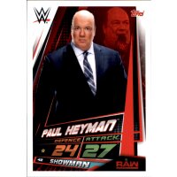 Karte 42 - Paul Heyman - RAW - WWE Slam Attax Universe