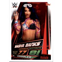 Karte 51 - Sasha Banks - RAW - WWE Slam Attax Universe