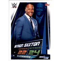 Karte 70 - Byron Saxton - Smackdown Life - WWE Slam Attax...