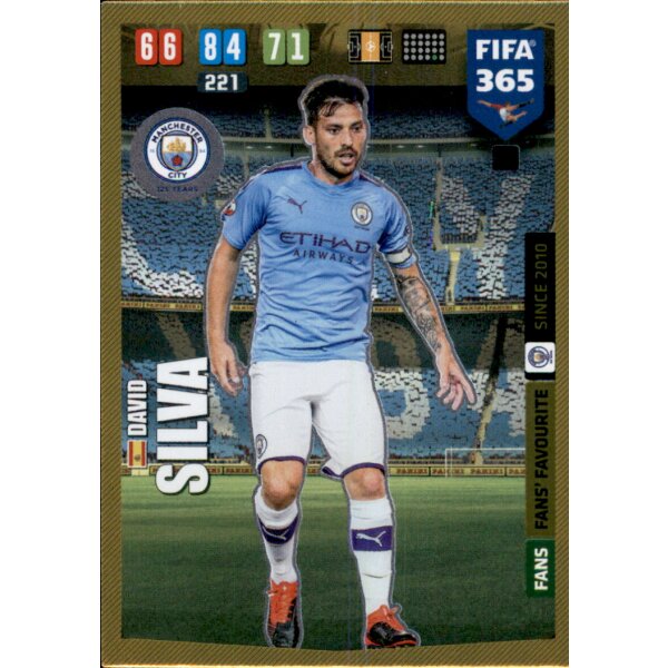 47 - David Silva - Fans Favourite - 2020