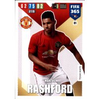 81 - Marcus Rashford - Basis Karte - 2020