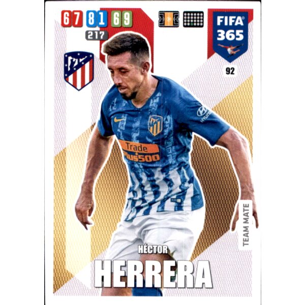 92 - Hector Herrera  - Basis Karte - 2020