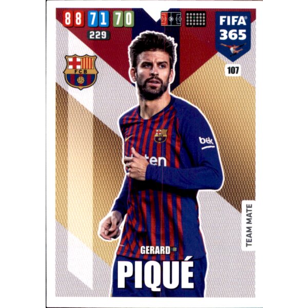 107 - Gerard Pique  - Basis Karte - 2020