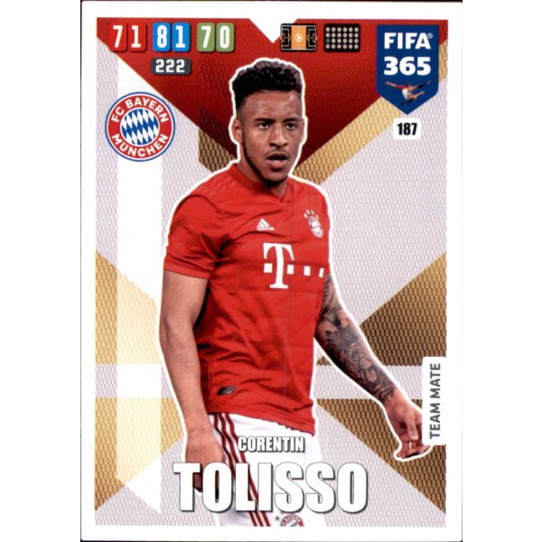 187 - Corentin Tolisso  - Basis Karte - 2020