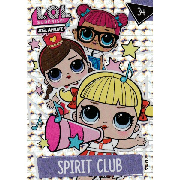 Karte 34 - L.O.L Surprise Serie 2 - Pop Glitter