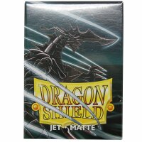 Dragon Shield Matte Sleeves - Jet (60 Sleeves)