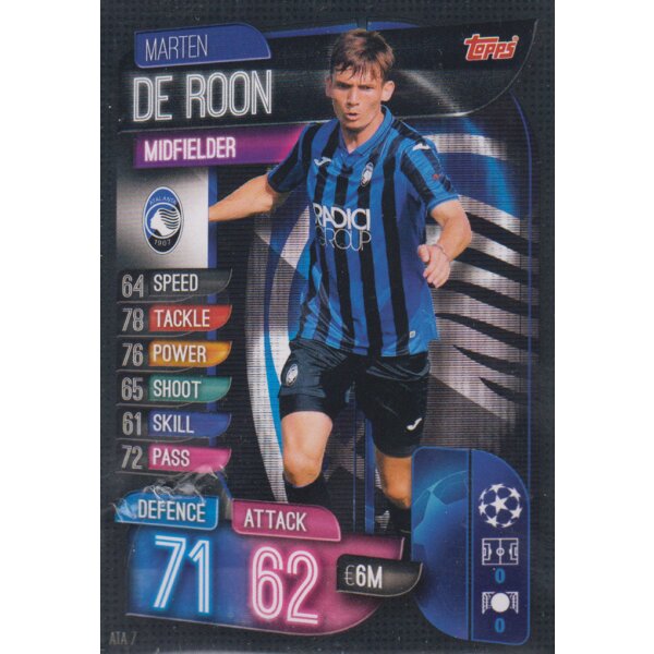 ATA7  - Marten de Roon - Basis Karte - 2019/2020