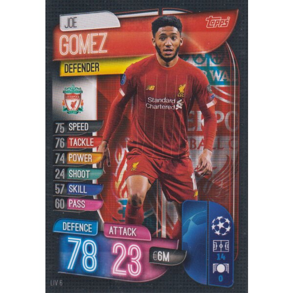 LIV6  - Joe Gomez  - Basis Karte - 2019/2020