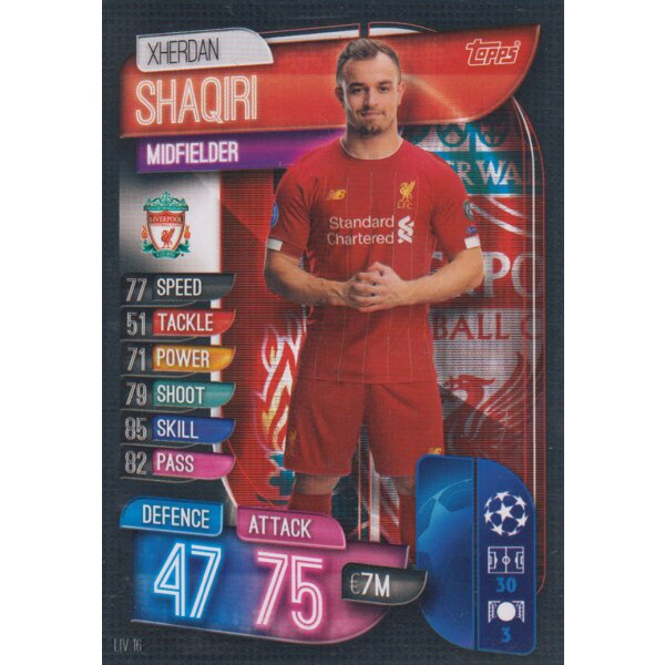 LIV16  - Xherdan Shaqiri  - Basis Karte - 2019/2020