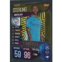 LE08 - Raheem Sterling - Limitierte Karte - 2019/2020