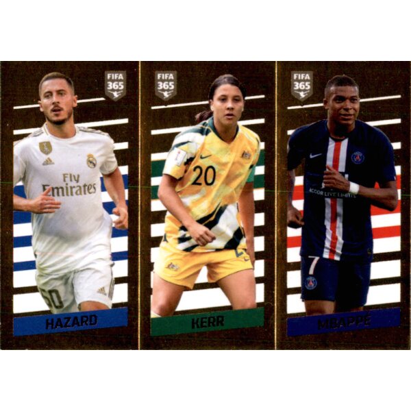 Sticker 7 - Hazard - Kerr - Mbappe