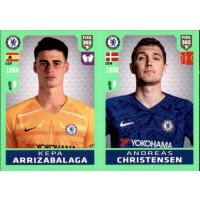 Sticker 12 - Kepa Arrizabalaga - Andreas Christensen