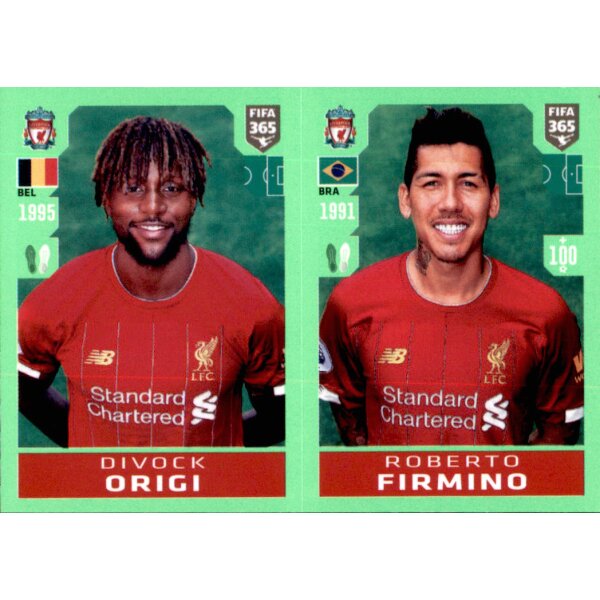 Sticker 39 - Divock Origi - Roberto Firmino