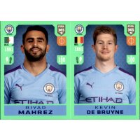 Sticker 50 - Riyad Mahrez - Kevin De Bruyne